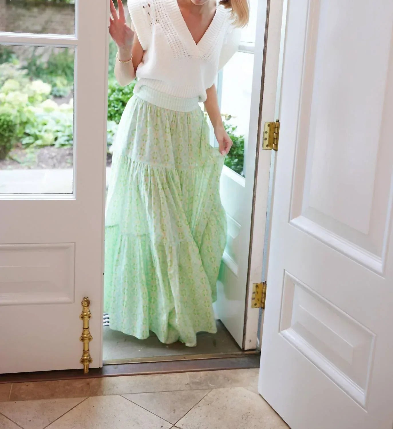BROOKS AVENUE - Triple Tiered Maxi Skirt - Rack Hunt