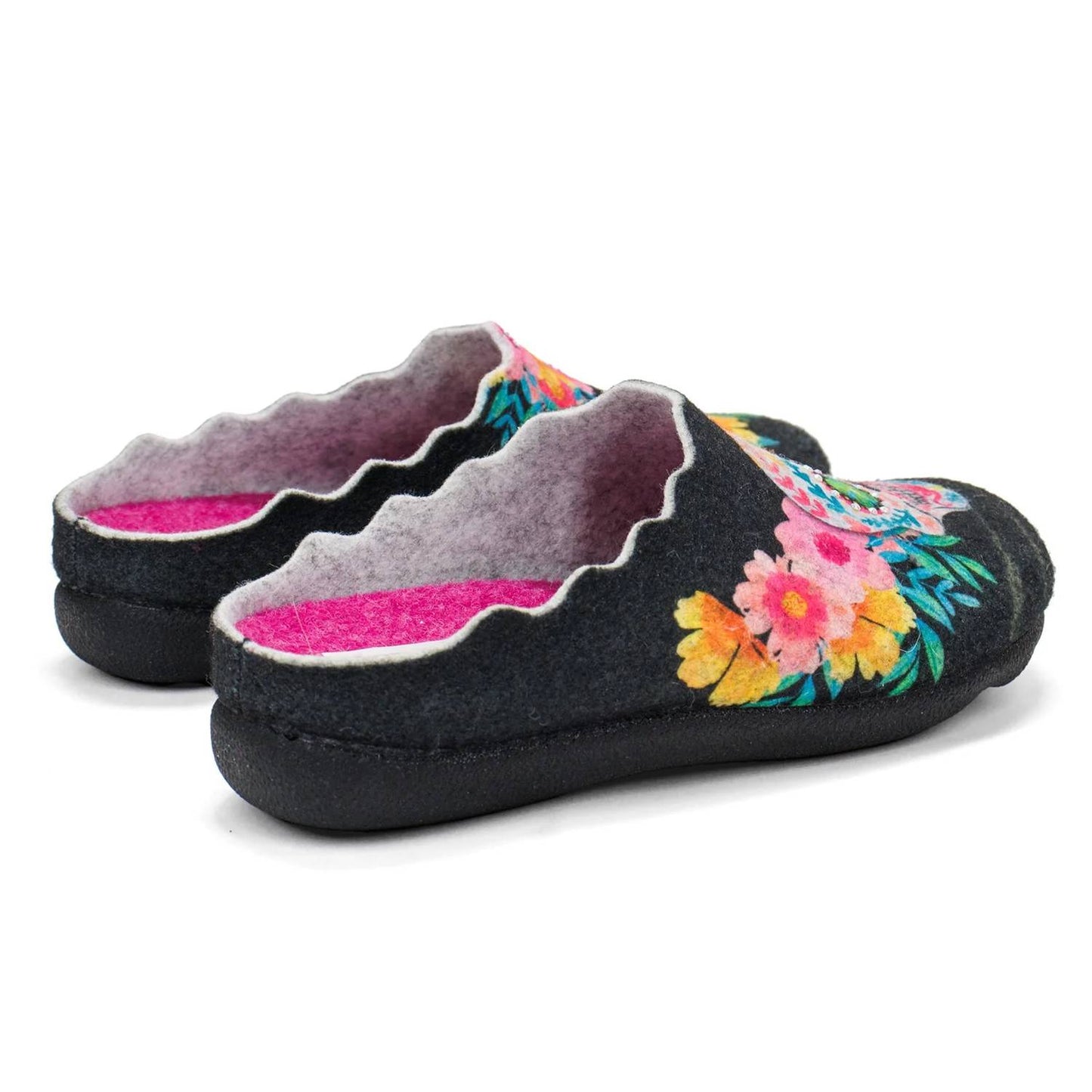 Women's Sugarskull Wool Slippers