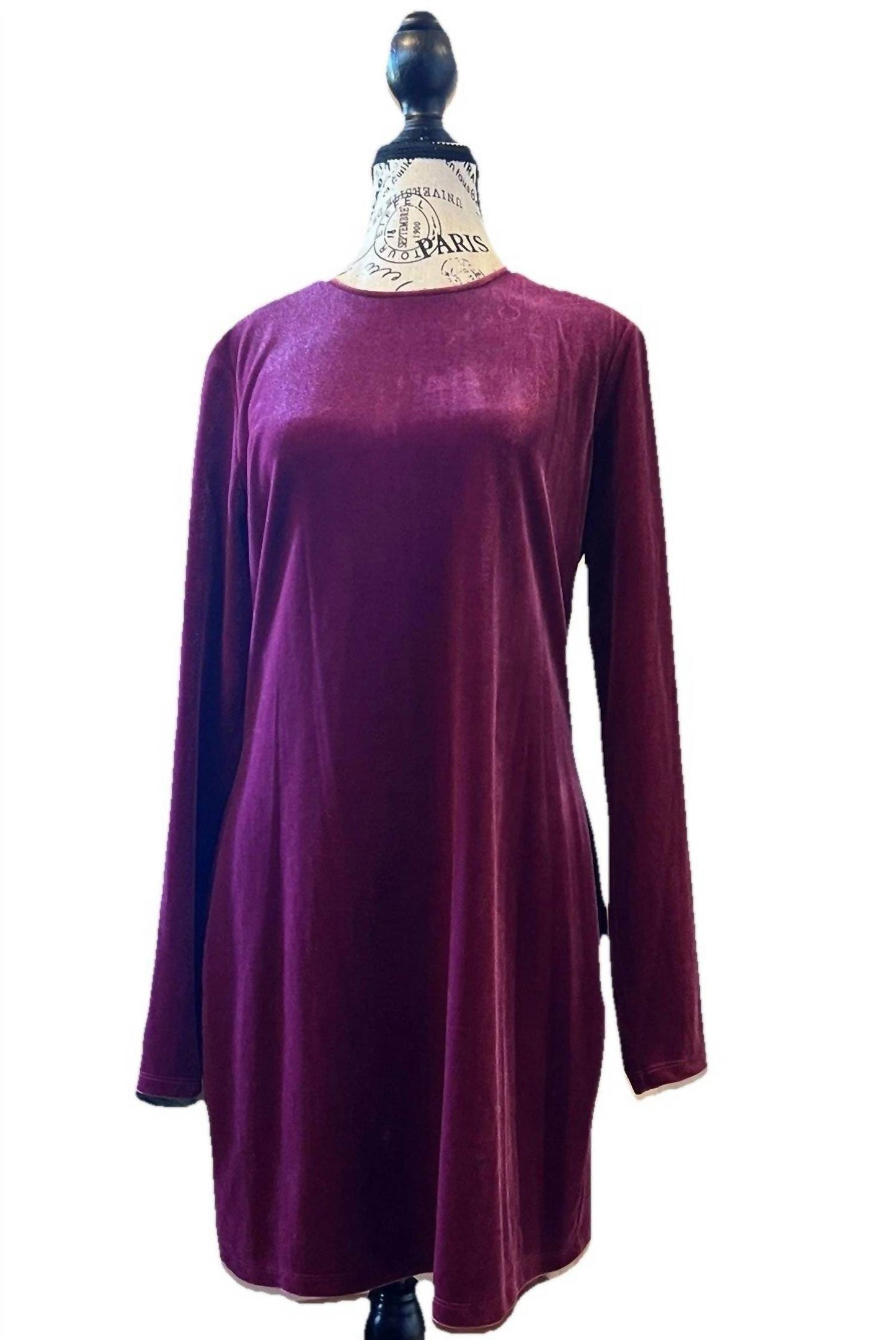 Gianni Bini - Women's Velvet Holiday Party Stretchy Mini Dress - Rack Hunt -