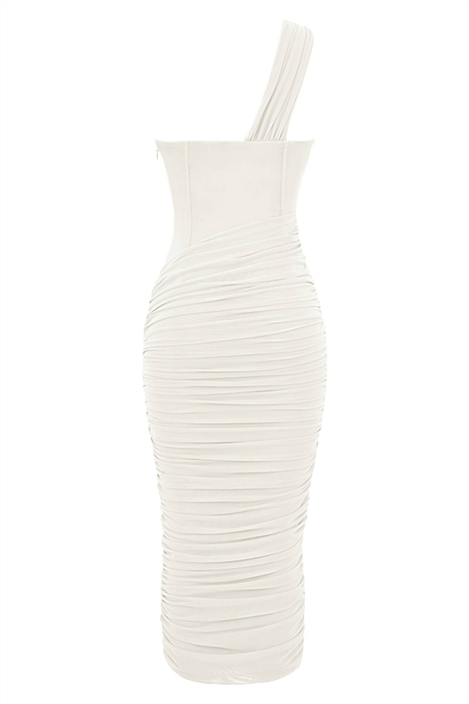House of CB - Valentina Asymmetric Cutout Midi Dress - Rack Hunt