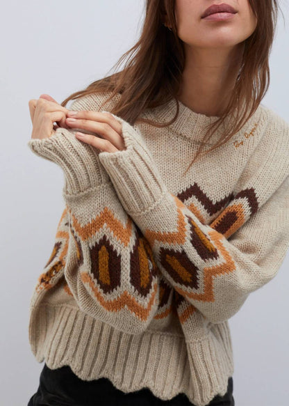 Argyle Wool Sweater