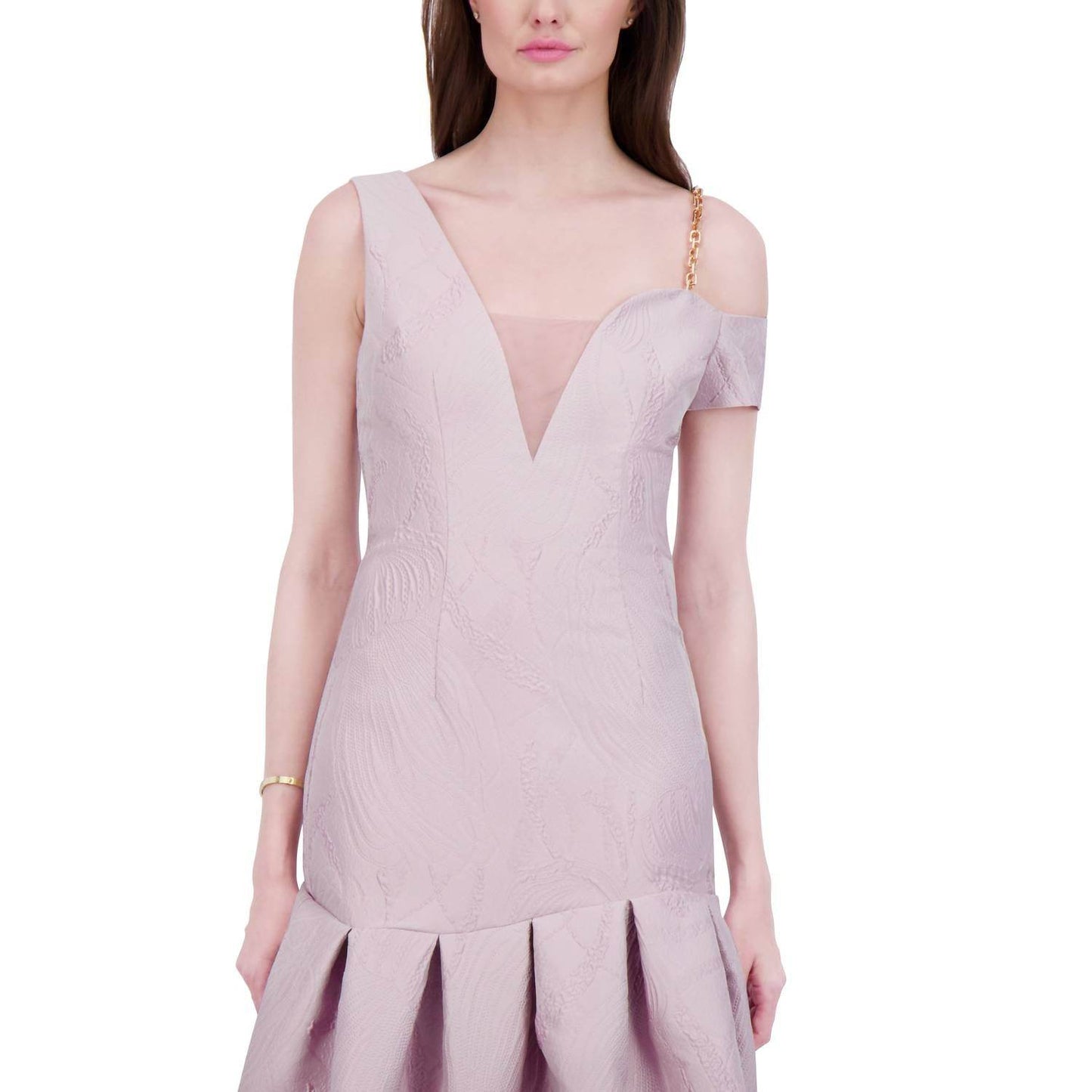 BethelHelena - Tea Garden Off-shoulder V-neck Dress - Rack Hunt -