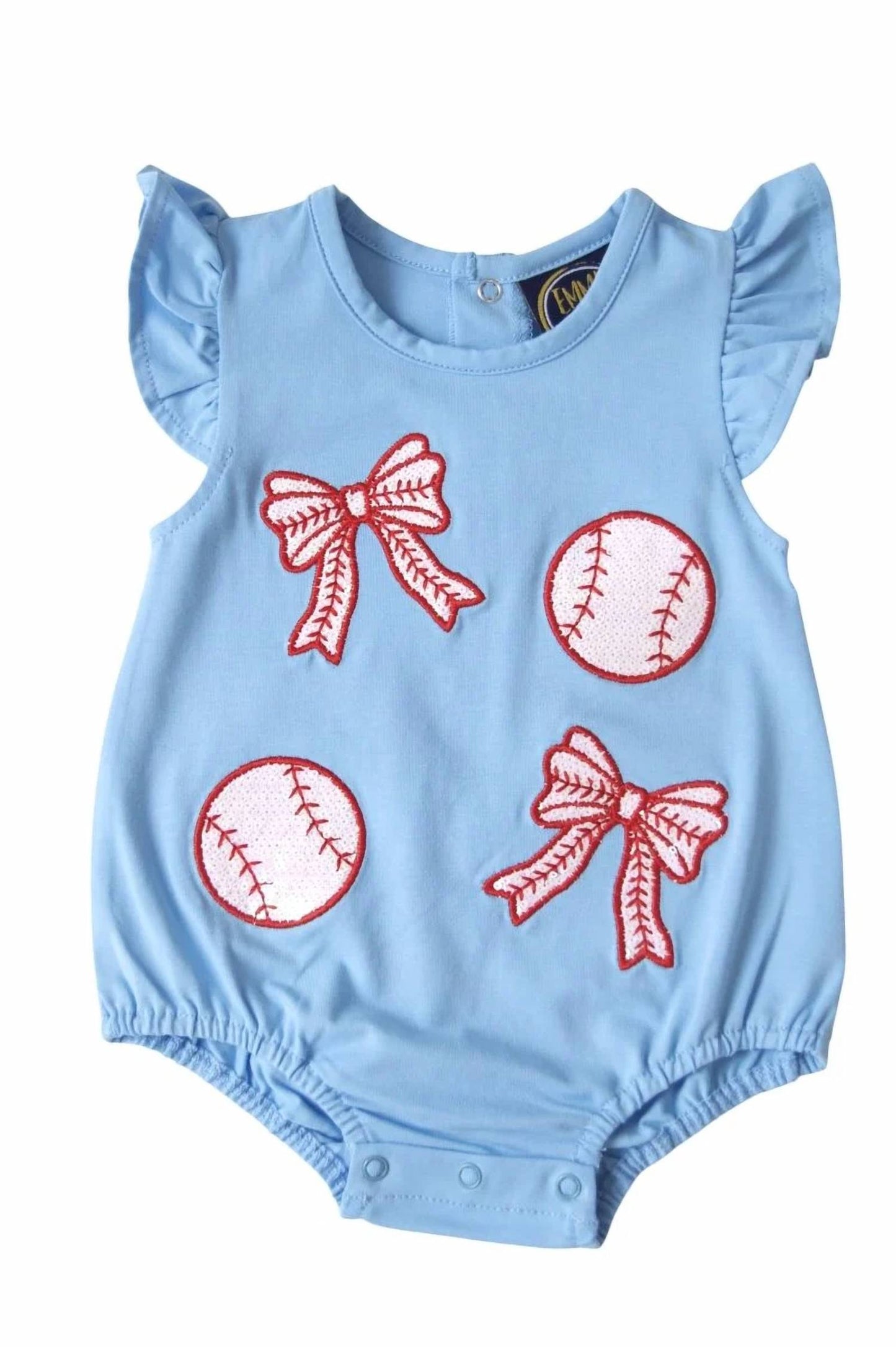 Kids' Baseball Appliqué Bubble