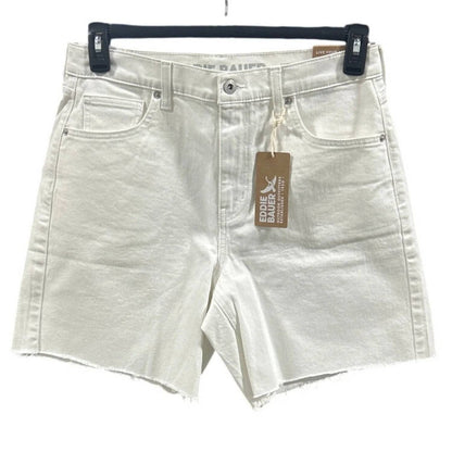 Women's Stretch Cotton High Rise Cut Off Denim Shorts