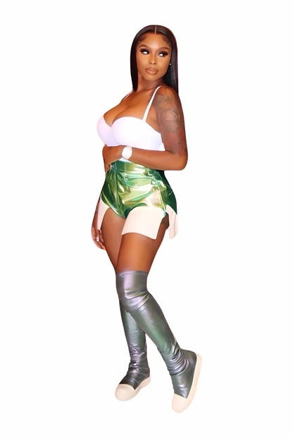 Come Correct Fluorescent Oversized Pocket Shorts