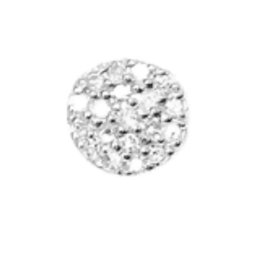 La Soula Jewelry - Women's Circle Diamond Circle Earrings - Rack Hunt