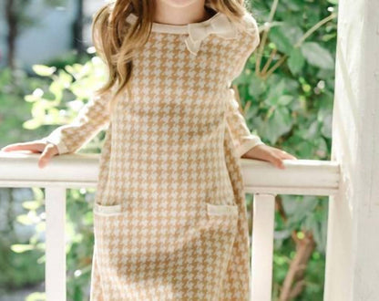 Bow Detail Organic Sweater Dress