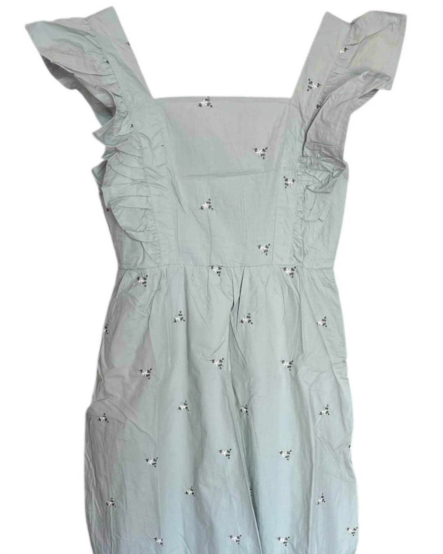 Reminiscence - Women's Embroidered Midi Dress - Rack Hunt -