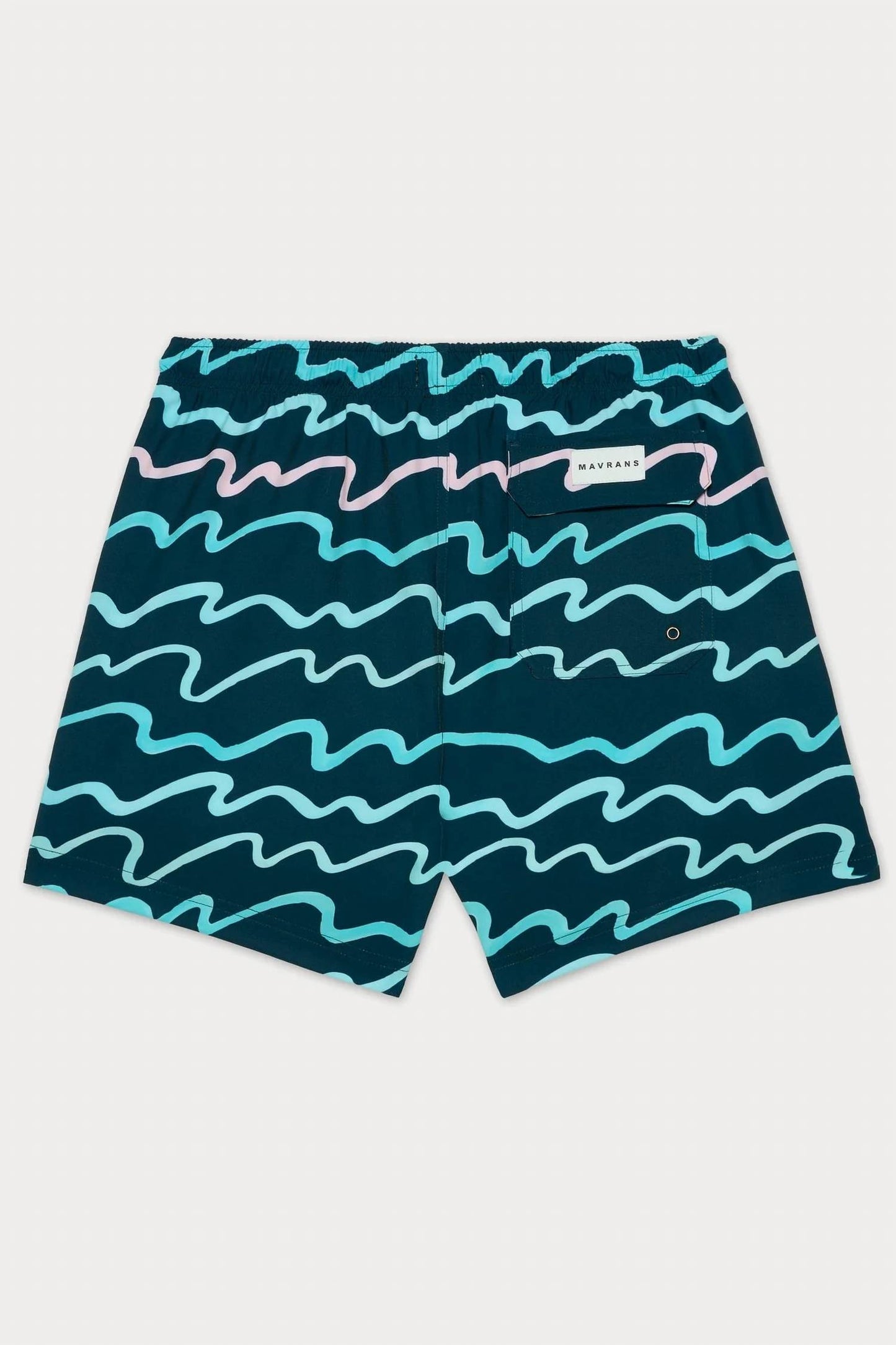 90s Wave Swim Shorts