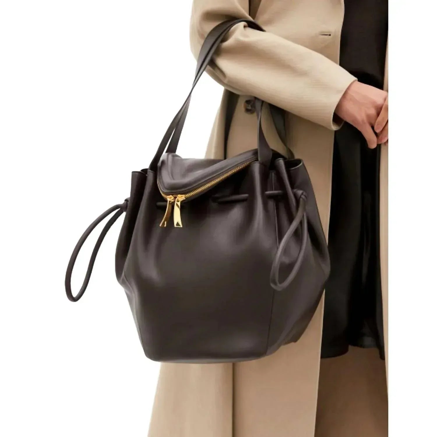 Bottega Veneta - Women's Beak Large Calfskin Shoulder Bag - Rack Hunt