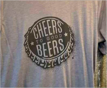 The Minted Olive - Men's Cheers To Good Beers Tee - Rack Hunt