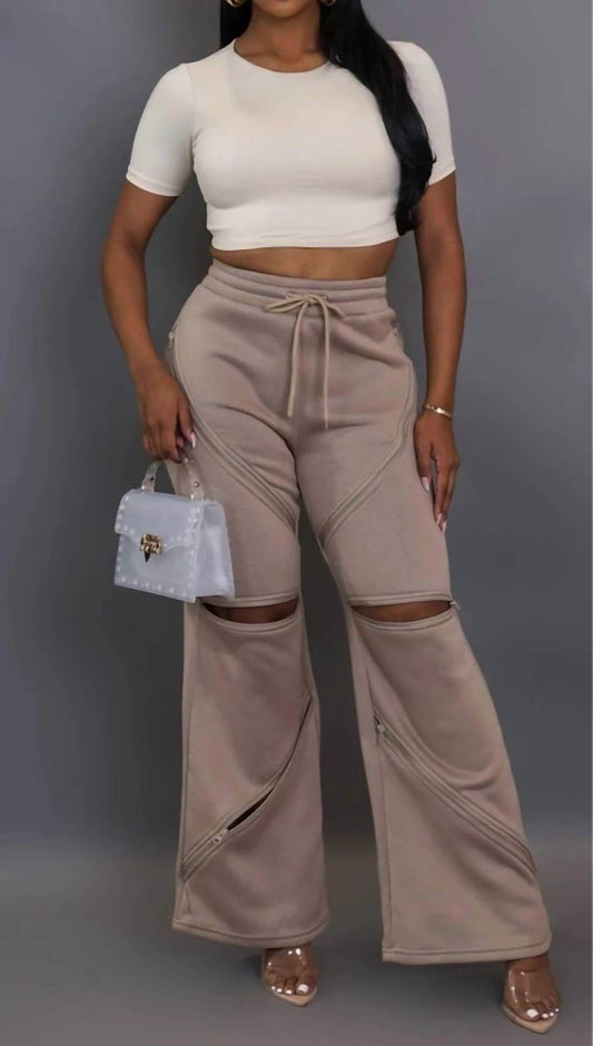 Fancy Dream USA - Women's Zip It Up Sweatpants - Rack Hunt -