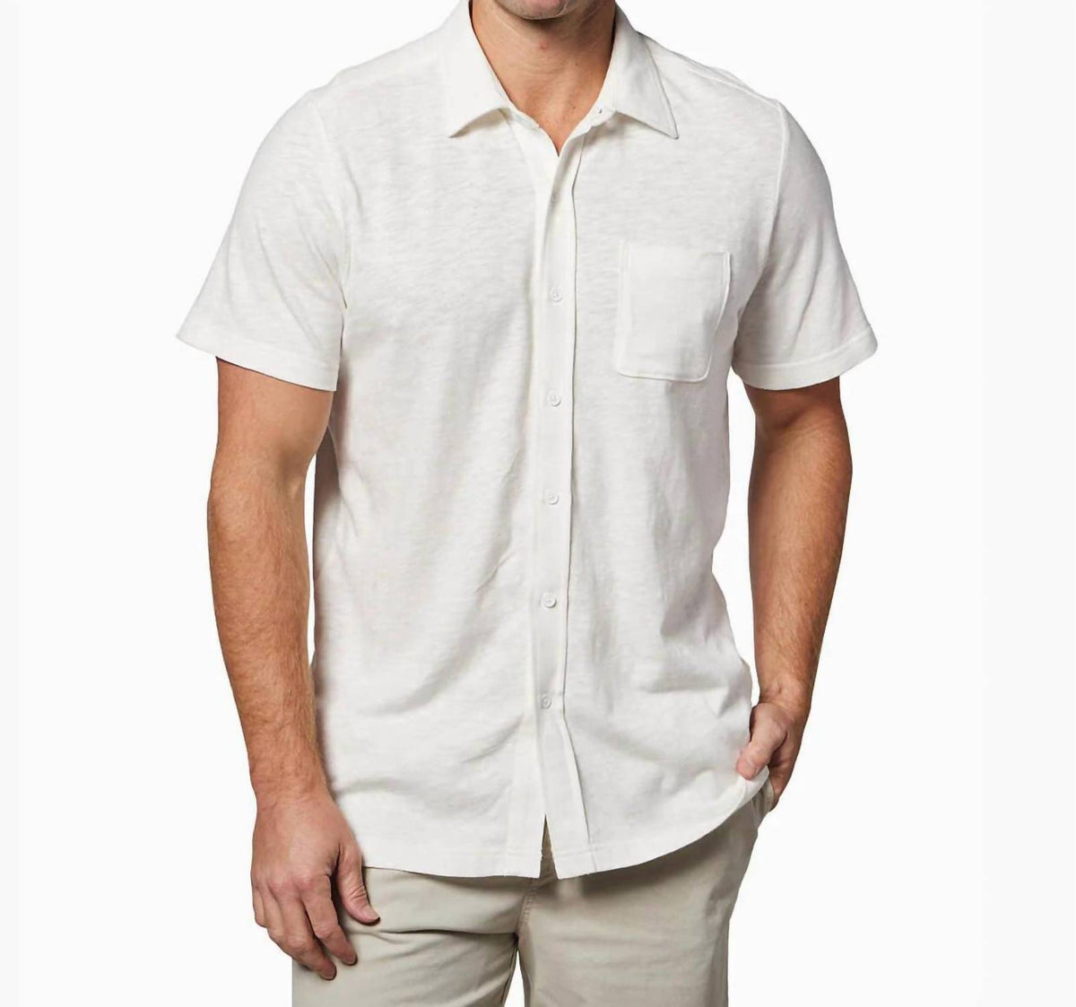 Men's Havana Short Sleeve Button Up
