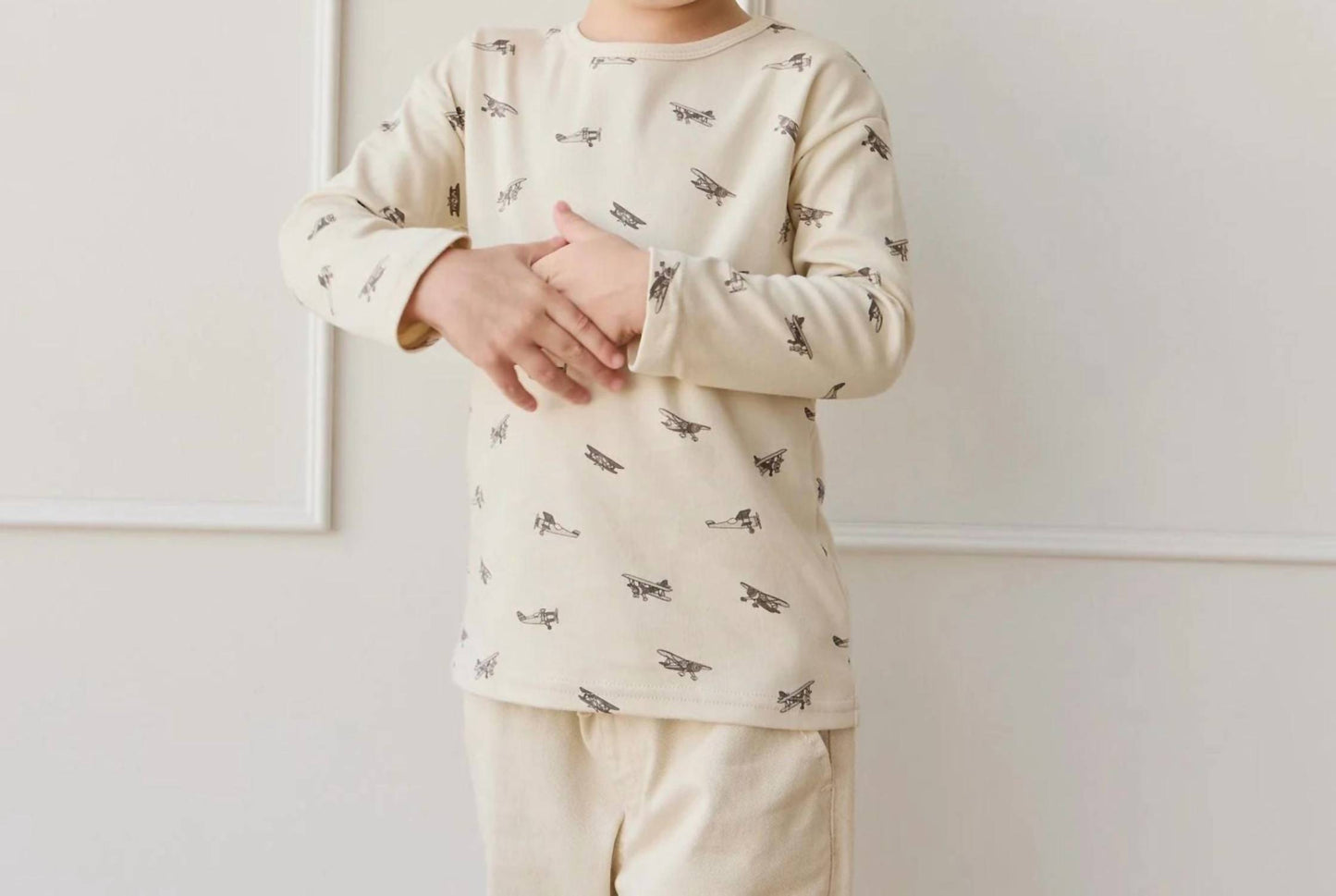 Pima Cotton Arnold Long Sleeve Top