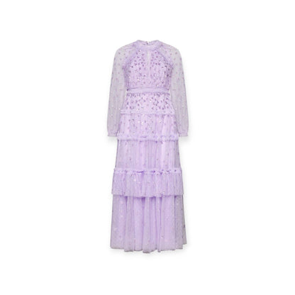 Sequin Kisses Ankle Gown