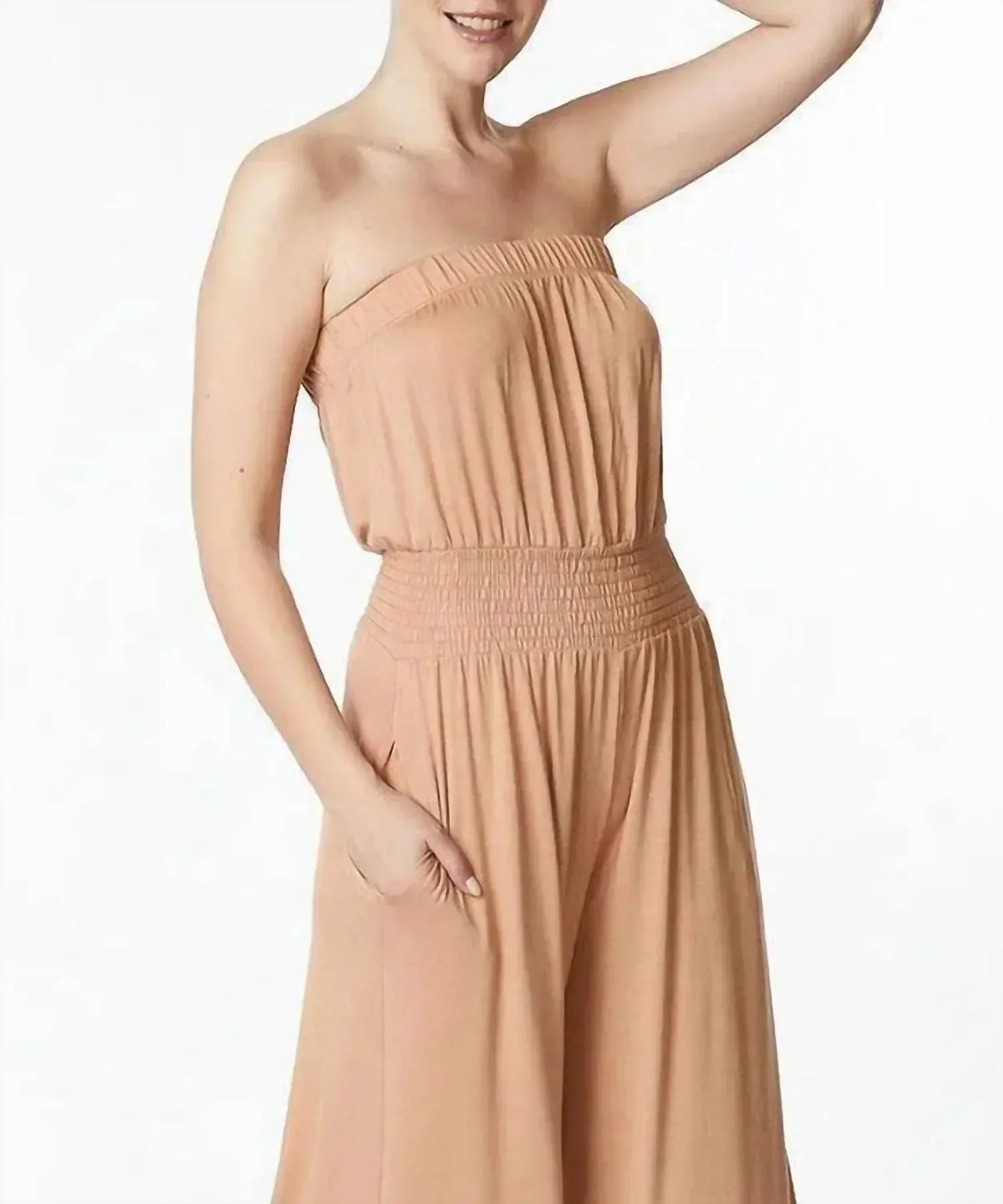Studio Ko Clothing - Strapless Bamboo Pant Romper - Rack Hunt