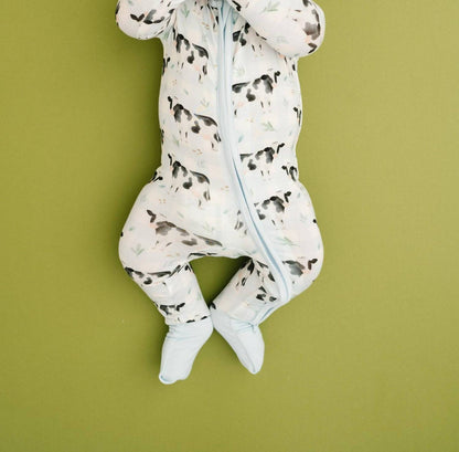 Dairy Cow Bamboo Sleeper