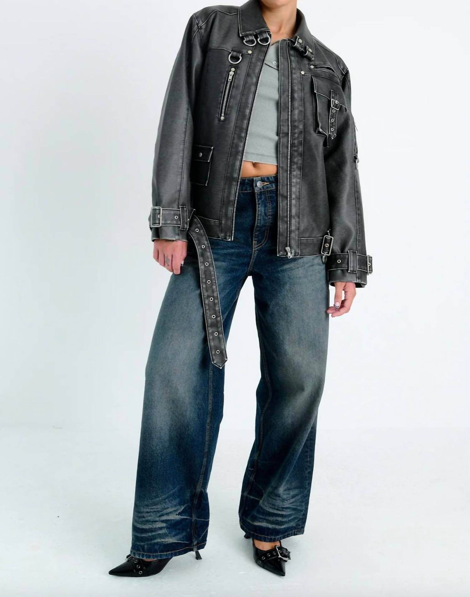 The Ragged Priest - Ace Faux Leather Jacket - Rack Hunt -