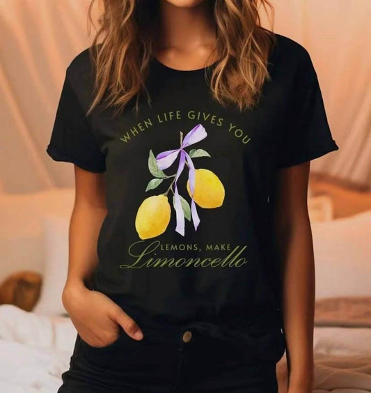 Always Amalfi - Women's Limoncello Graphic Top - Rack Hunt -