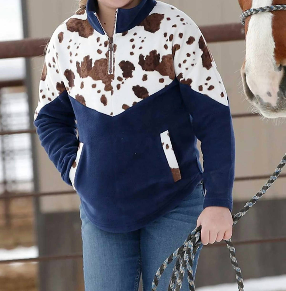 Quarter Zip Pullover Sweatshirt