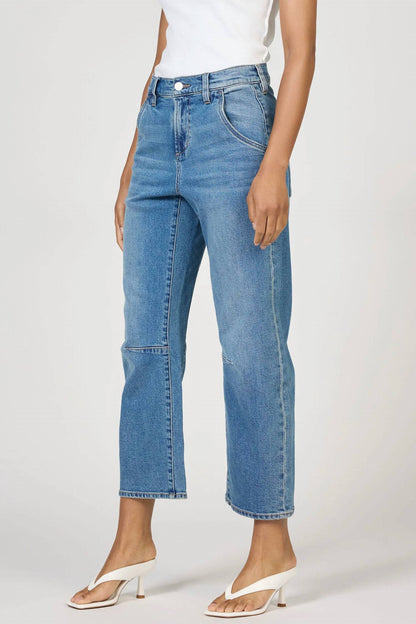 Lasso High Rise Barrel Leg Jeans