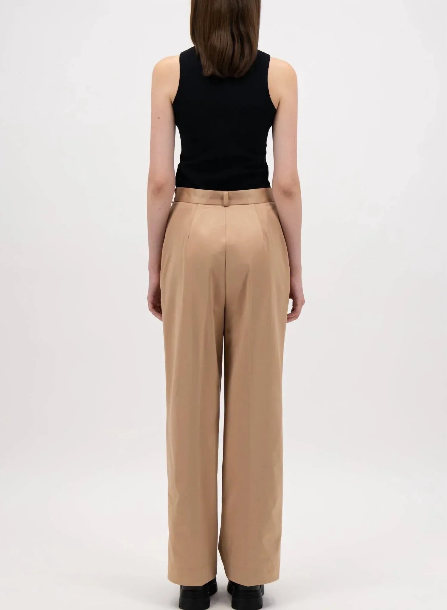 HARRIS WHARF - Pleated Wide Leg Trouser - Rack Hunt