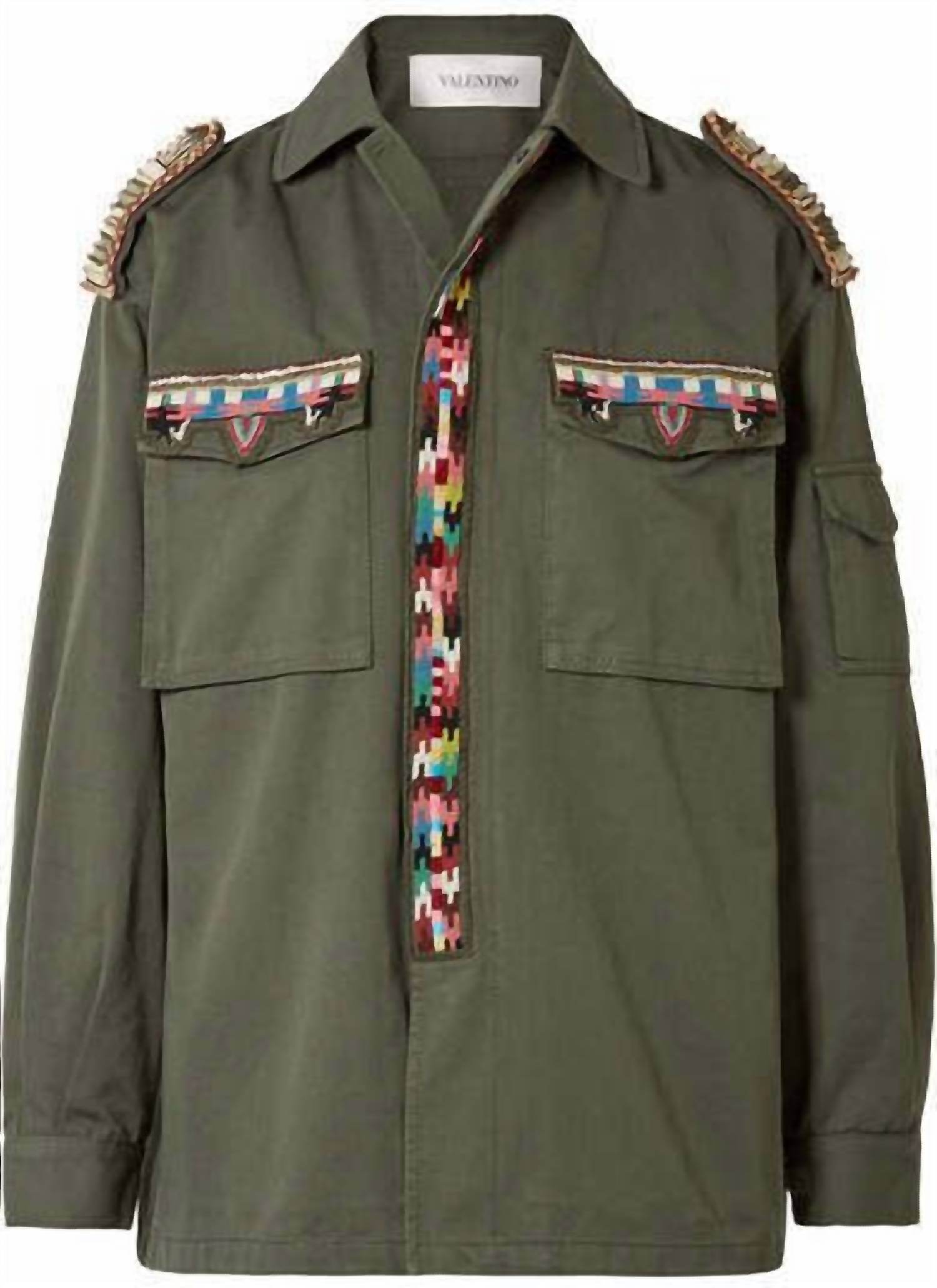 Valentino - Women's Embellished Cotton Jacket - Rack Hunt
