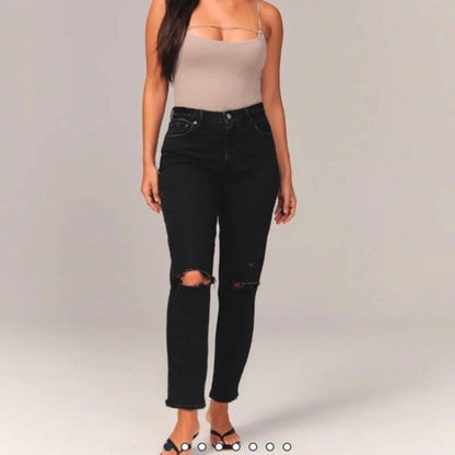 Curve Love High Rise Mom Jeans