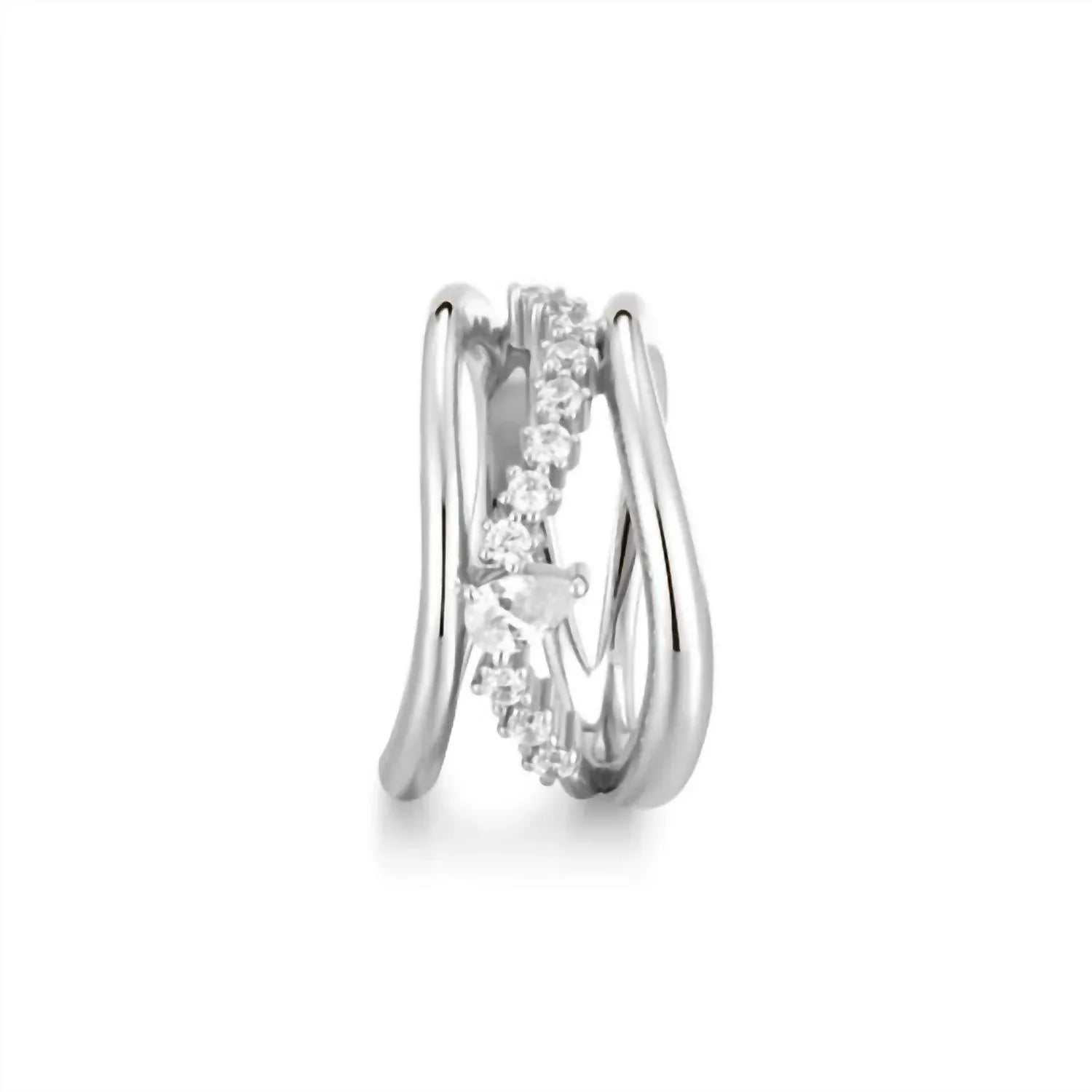 Ania Haie - Women's Sparkle Teardrop Ring - Rack Hunt