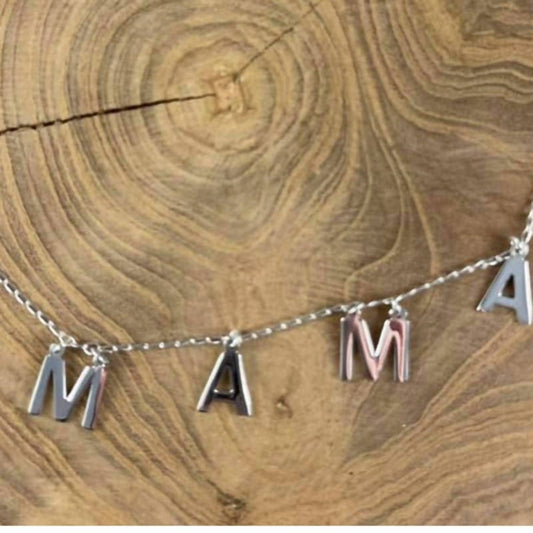 Women's Mama Letter Necklace