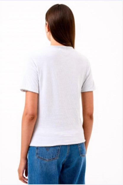 Short Sleeve Double Layer Crew Tee