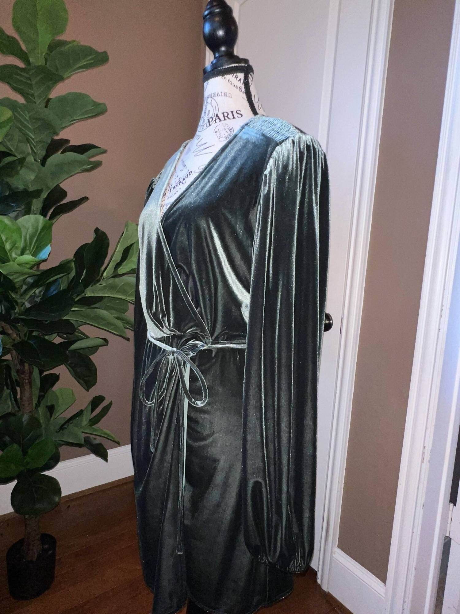 Gianni Bini - Women's Velvet Mini Wrap Holiday Party Dress - Rack Hunt -