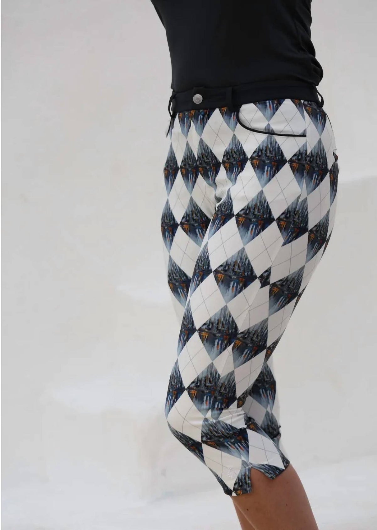 Harlequin Pedal Pusher Pants