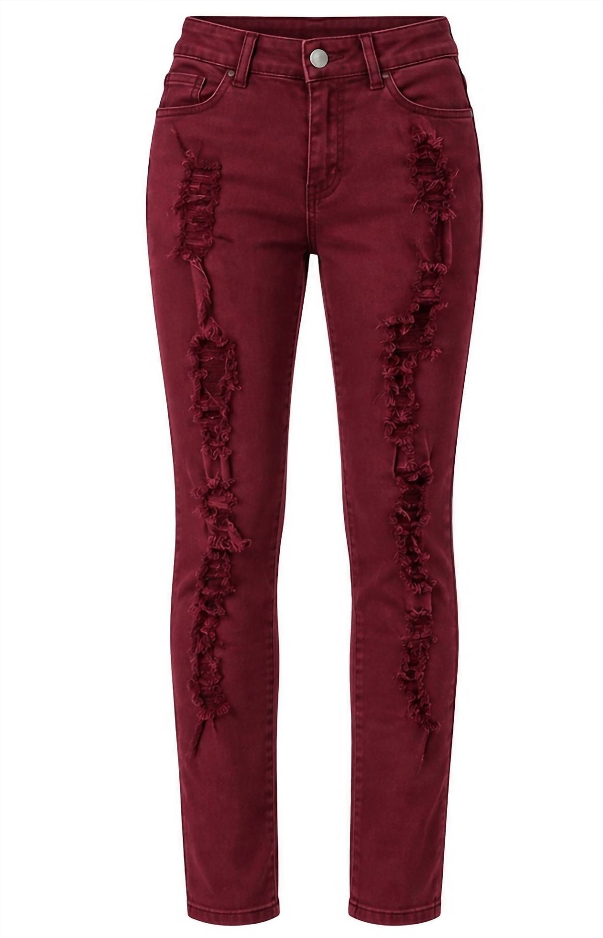 Women's High-stretch Distress Jeans