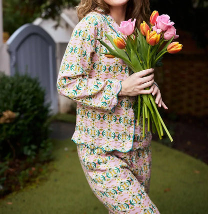 BROOKS AVENUE - Scalloped Pajama Set - Long - Rack Hunt