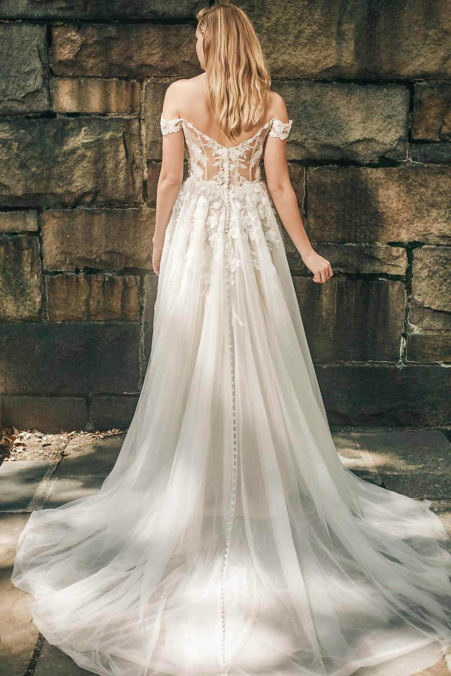 Allure Bridals - Off The Shoulder Wedding Gown - Rack Hunt