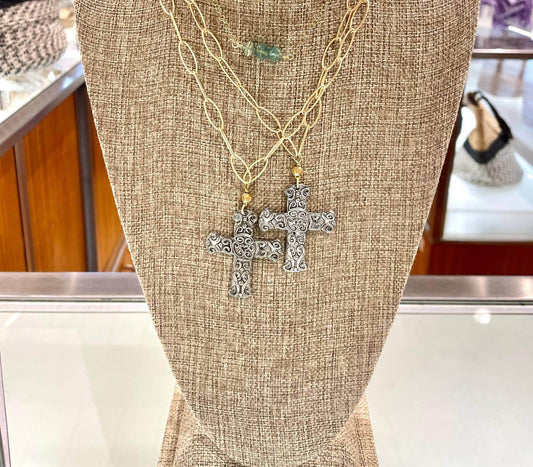 Inspired Fashion - Women's Cross Pendant Necklace - Rack Hunt -