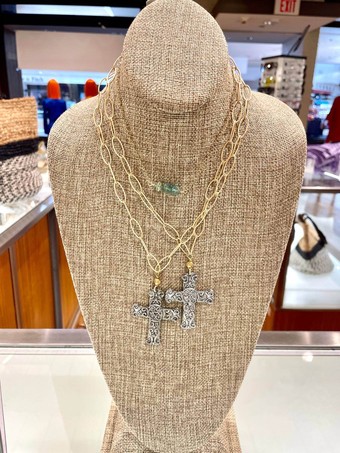 Inspired Fashion - Women's Cross Pendant Necklace - Rack Hunt -