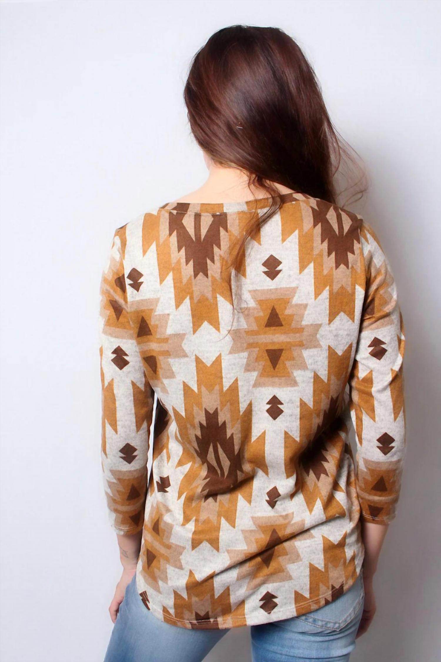 Good Stuff Apparel - V Neck Stripe Top - Rack Hunt -