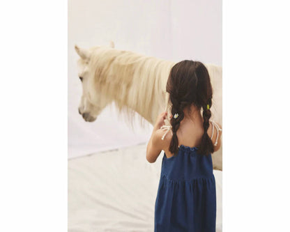 Girl's Twill Denim Dress