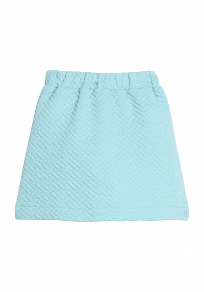 Girls Quilted Trellis Mini Skirt