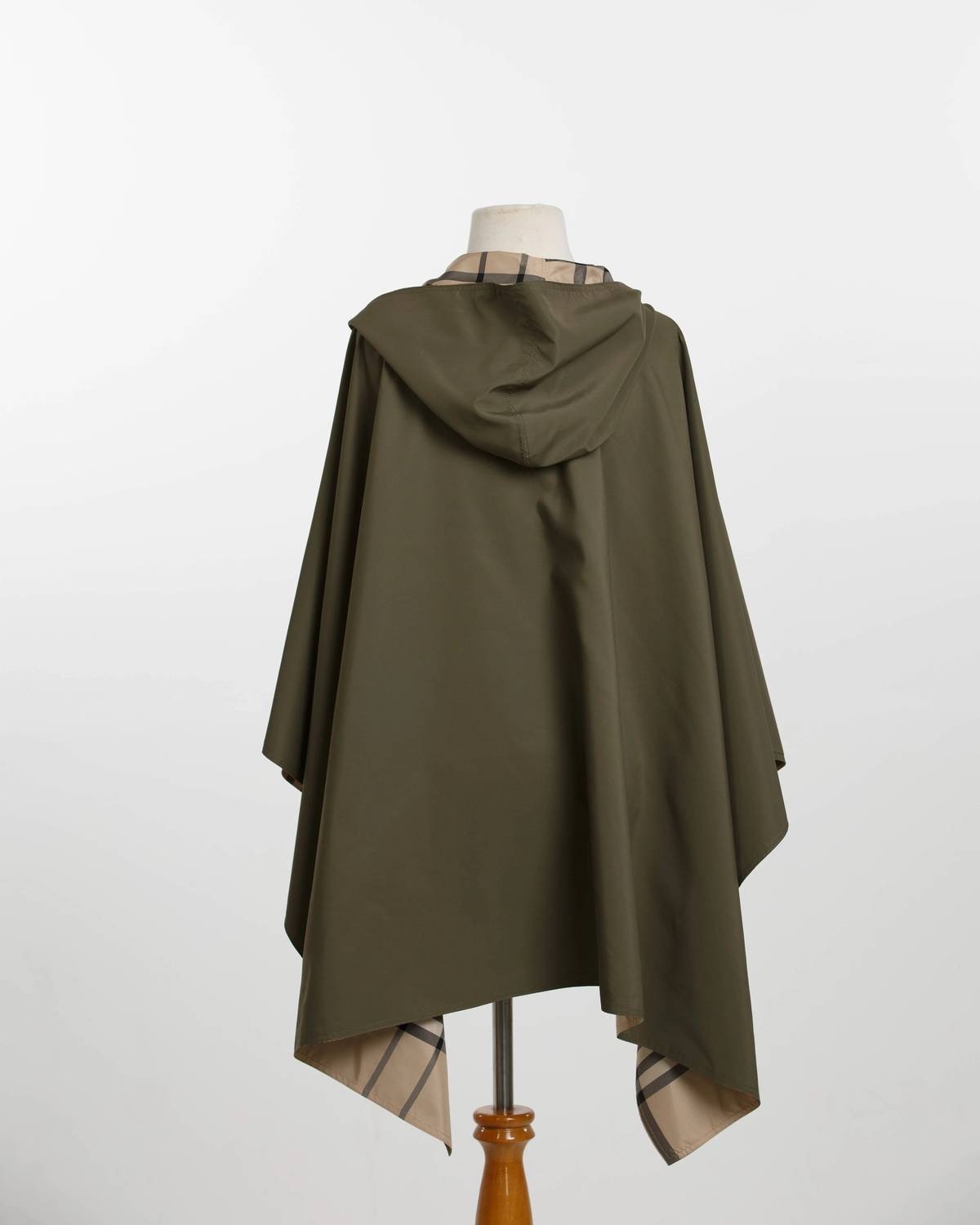 Plaid Rain Poncho