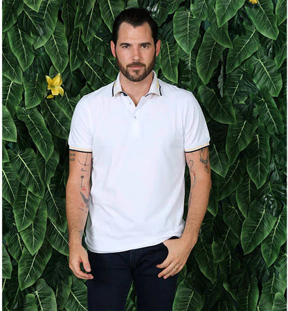 Slim Fit Polo With Trim
