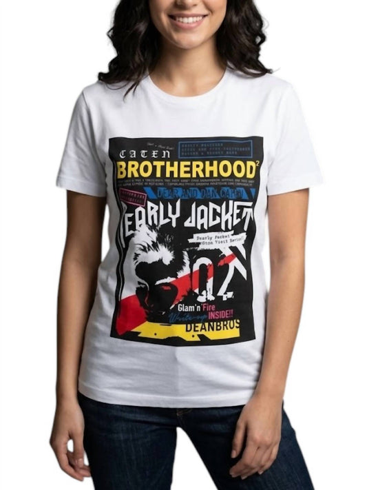 Women's Brotherhood Print Cotton T-shirt