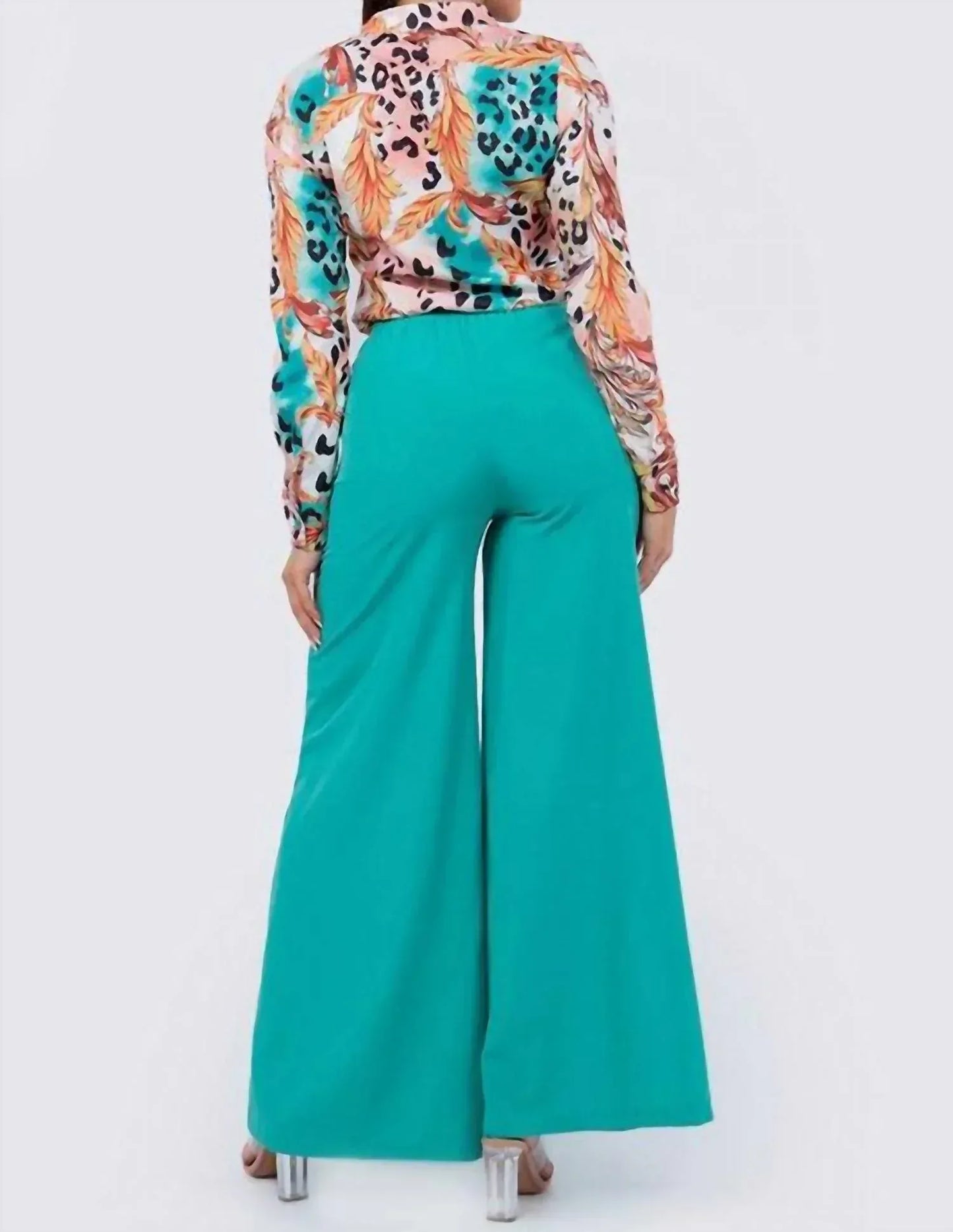 Fancy Fashion - Maureen Fashion Pants And Blouse Set - Rack Hunt