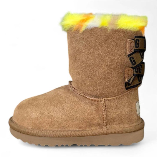 Toddler Kid's Bailey Bow Plaid Punk Boot