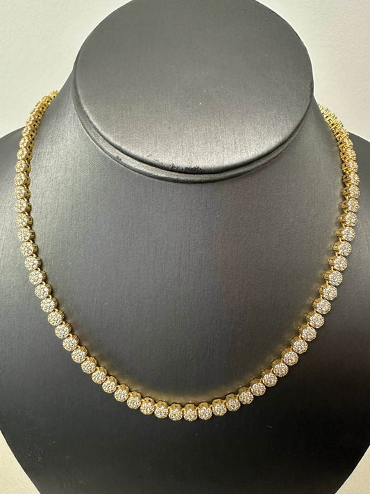 Dan's Fashion Jewelry - Semi Tennis Necklace - Rack Hunt -