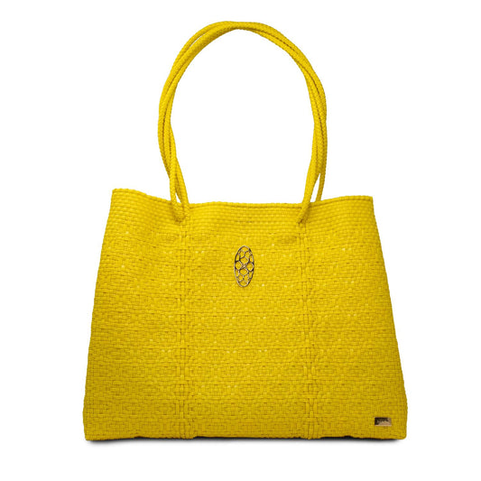 Women's Travel Woven Tote Bag With Clutch
