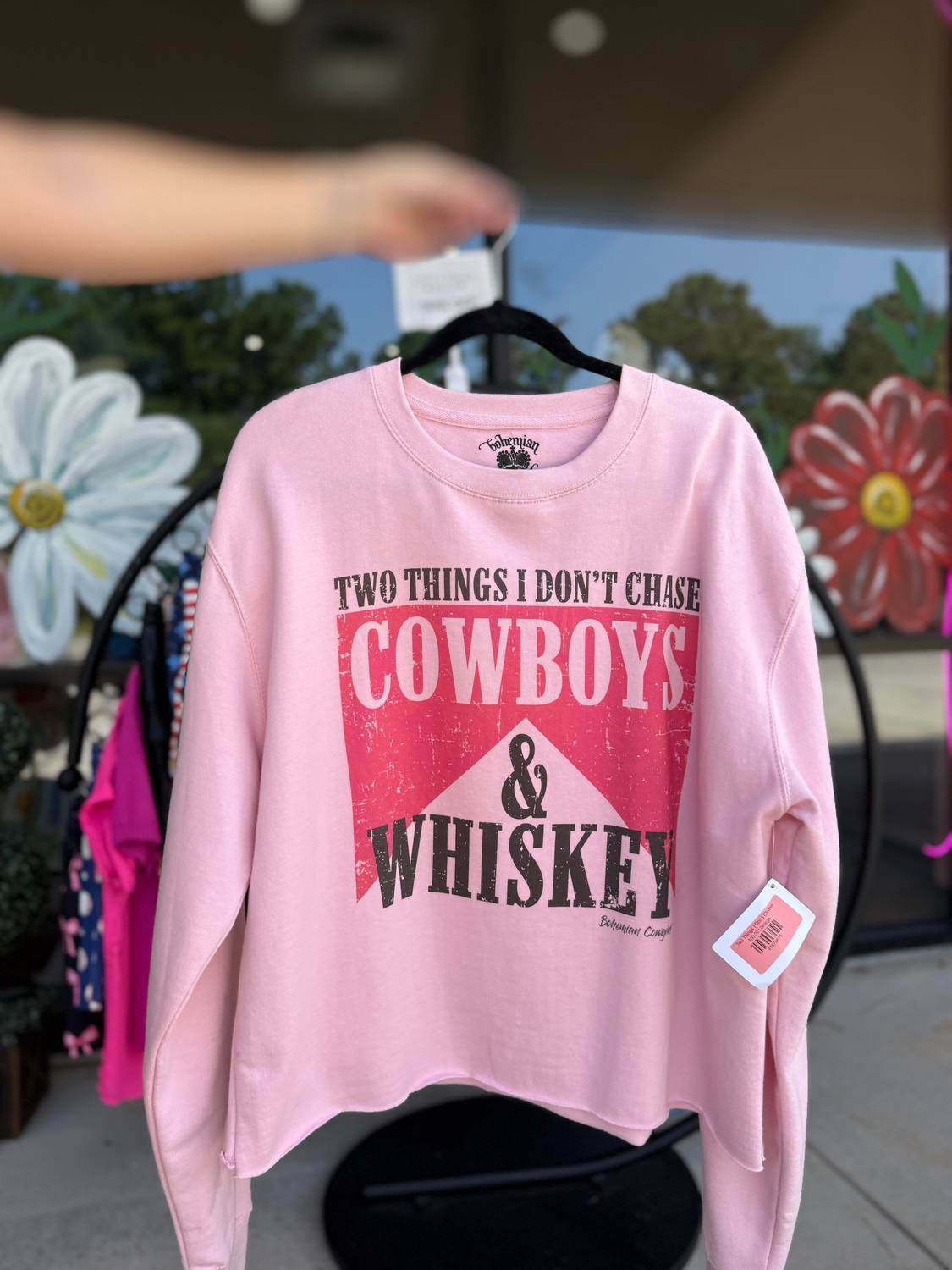 Bohemian Cowgirl - Two Things I Don’t Chase Sweater - Rack Hunt -