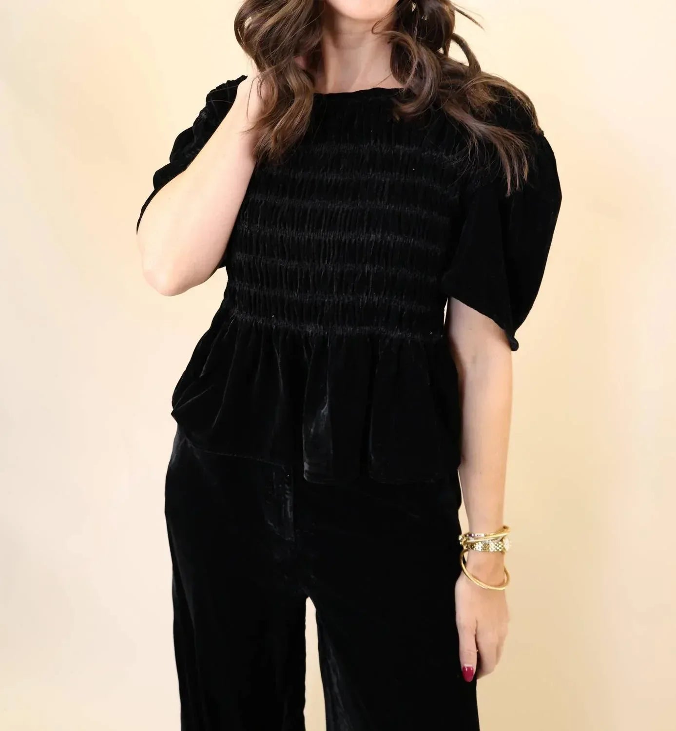 Dèluc - Forrest Stretch Velvet Top - Rack Hunt